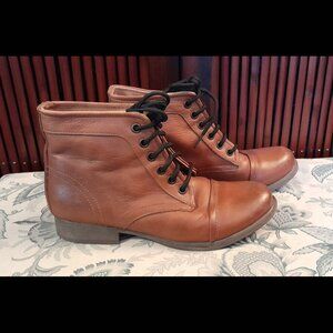 Zigi Soho "Fantasy" Cognac Leather Boots. size 6.5M
